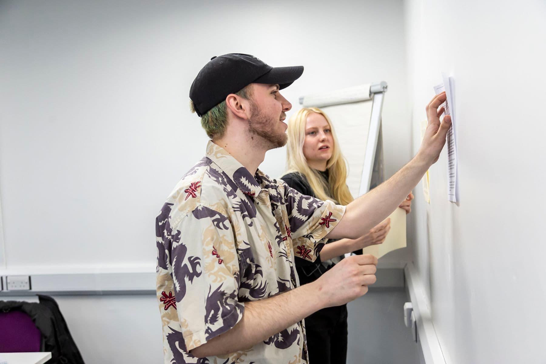 Students during a workshop