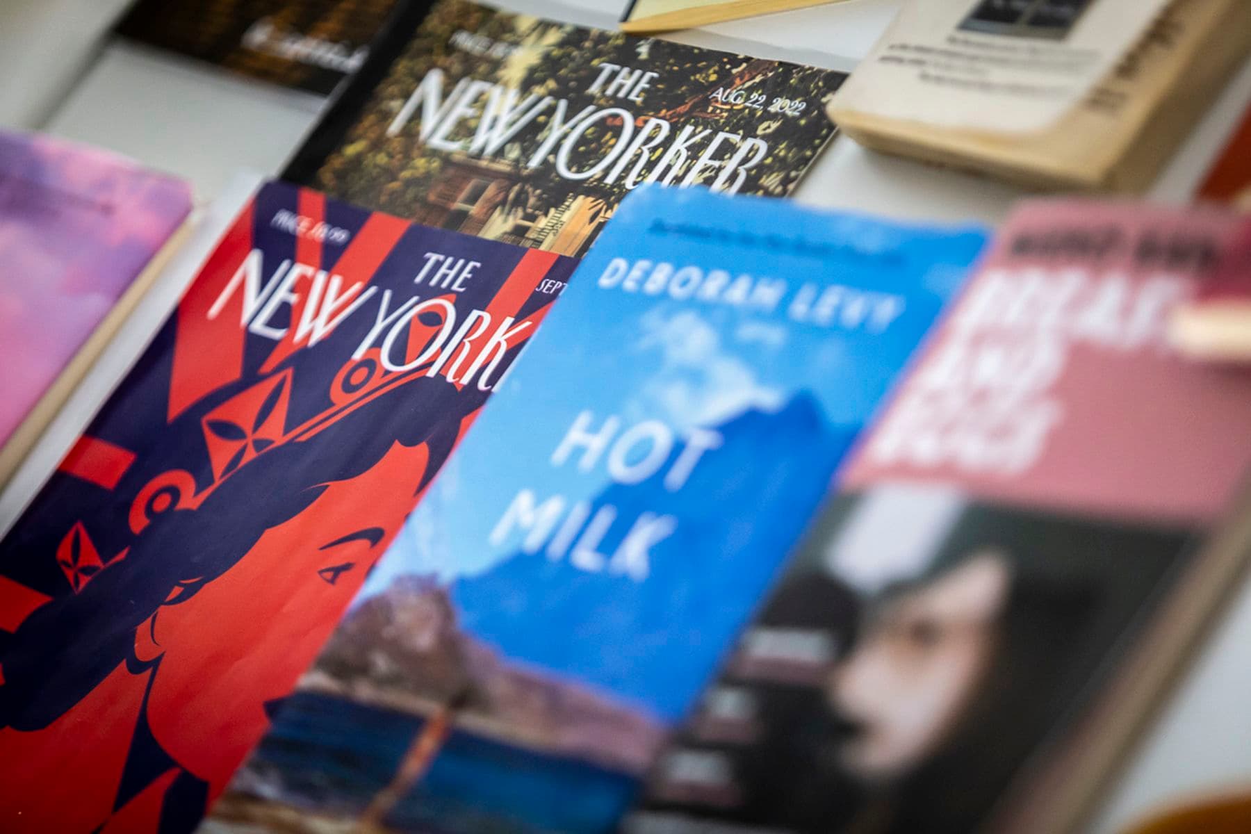 Books in the studio