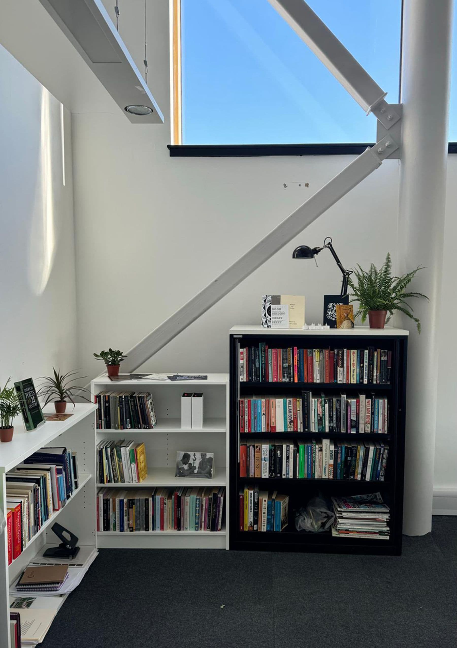 Creative Writing studio library corner